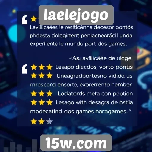 Avaliações de usuários destacam pontos fortes do laelejogo